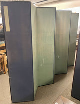 Vintage Korean Eight Panel Watercolor Room Divider