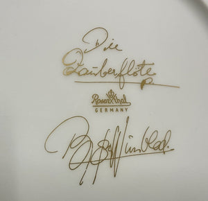 Rosenthal Bjorn Winblad Magic Flute Gold Porcelain Plates(Set of 12)