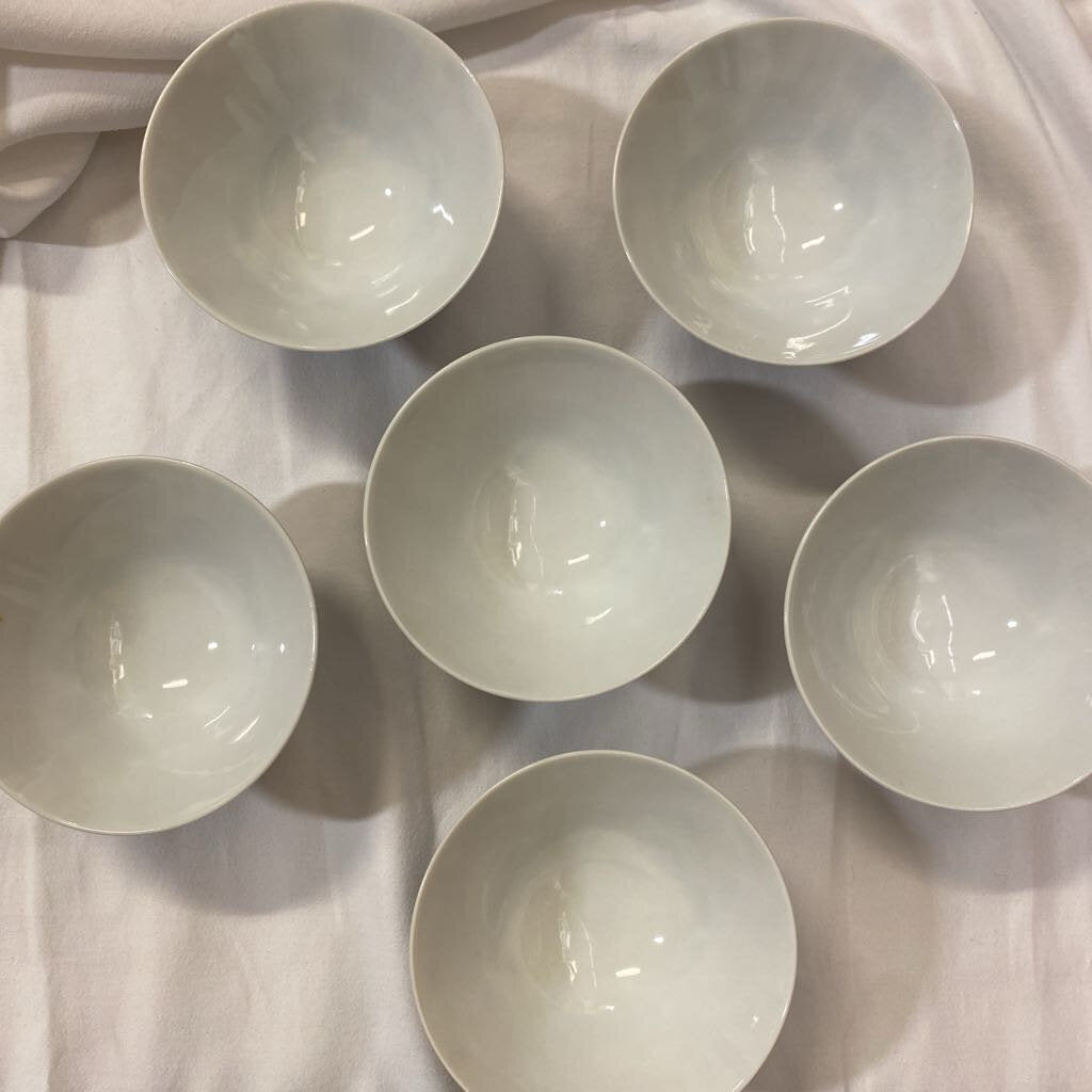 Japanese Rice Bowls (Set of 6) 4.5"Dia