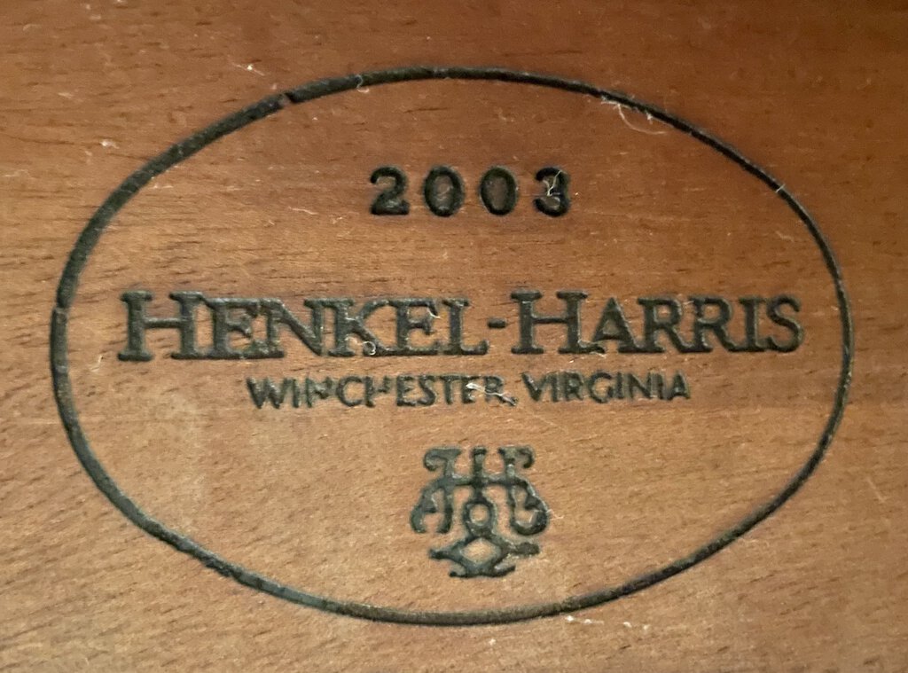 Henkel Harris Federal Mahogany Console Table