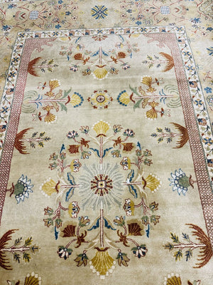 Chinese Tientsin Wool / Cotton Rug 72x108