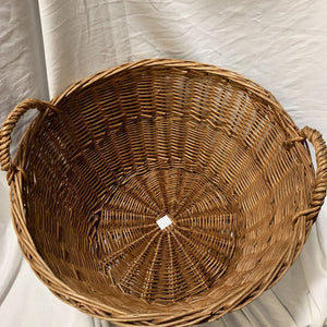 21" wide x 13" deep Wicker Basket With Handles