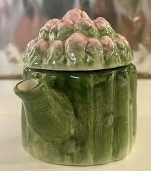 Vintage Russ Berries Miniature Asparagus Tea Pot w/Lid