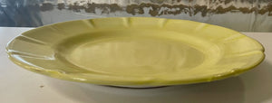 Solimene Vietri Italy Plain Yellow Terracotta Dinner Plate