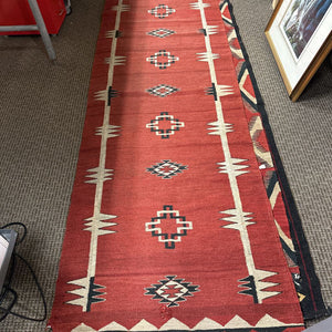 Mexican Zapotec Indians Runner Rug 14x36