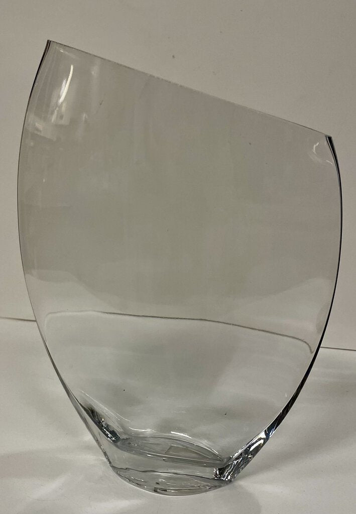 U.C.I. Decorative Oval Elliptical Glass Vase