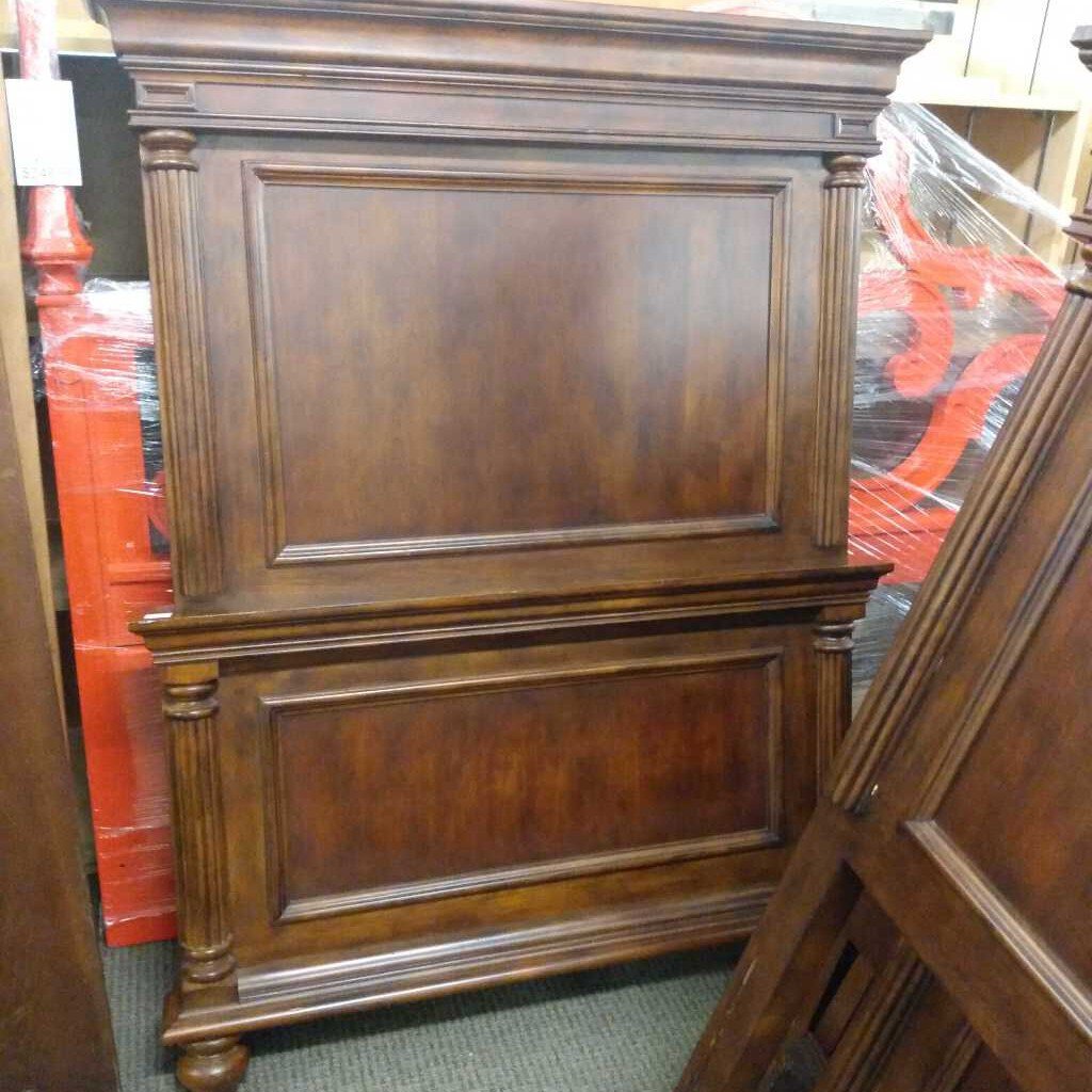 Twin Neo-Classical Mahogany Bed (Please Measure)