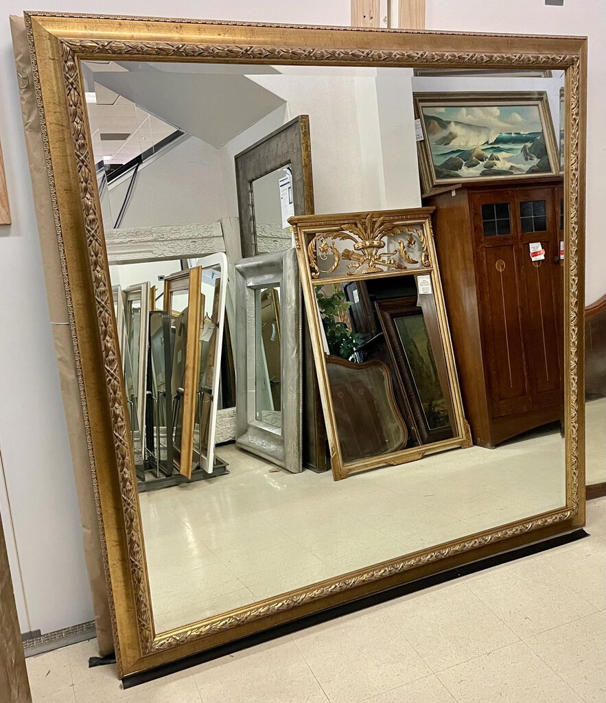 Large Composite Gilt Carved Mirror
