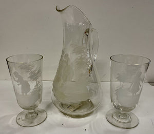 Many and Gregory 3 Piece Painted Beverage Set