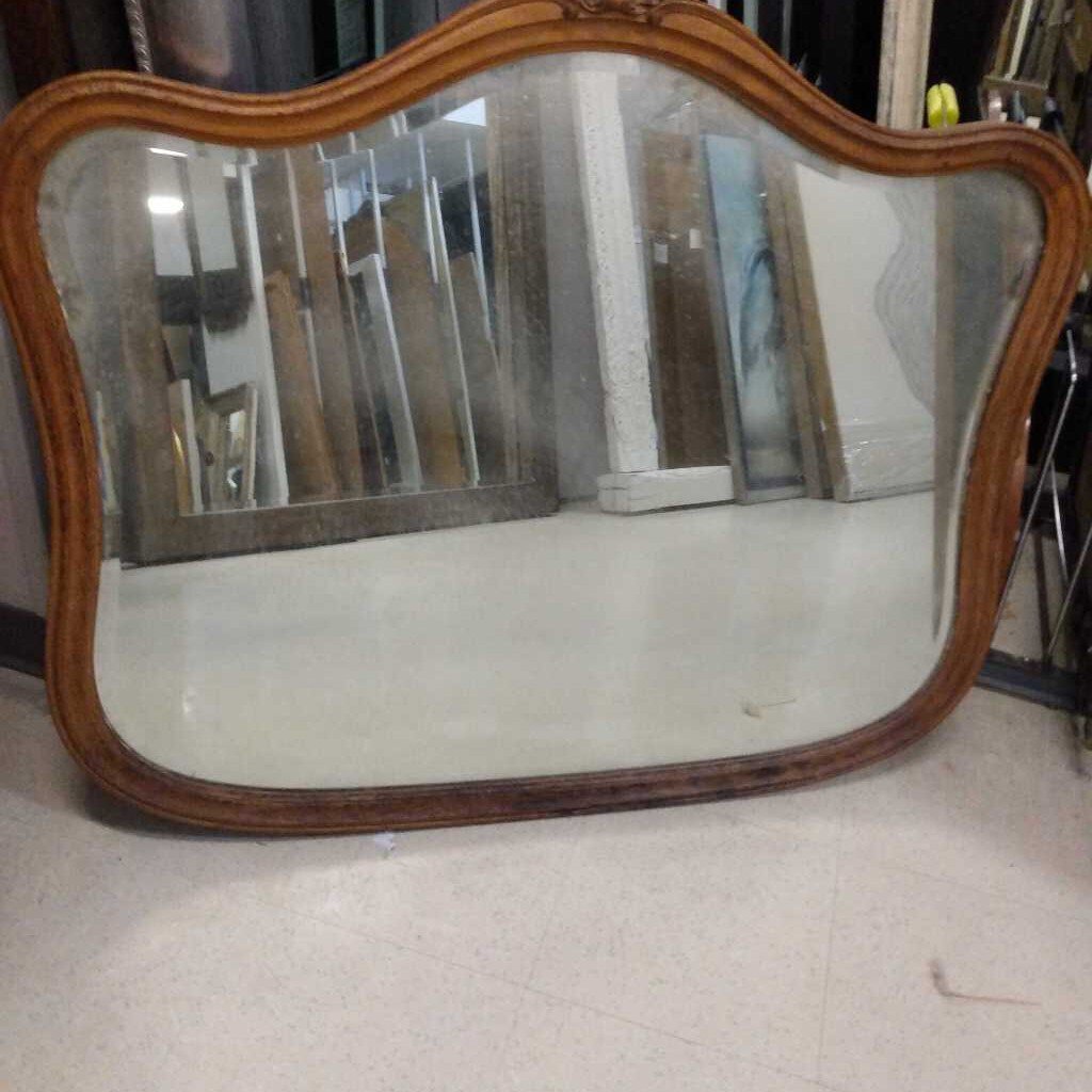 Wood Framed Vintage Mirror