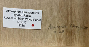 Alex Radin Atmosphere Changes Acrylic on Birch Board w/ Stand