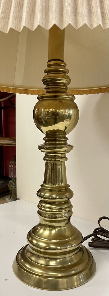 Vintage Brass Candlestick Style Table Lamp