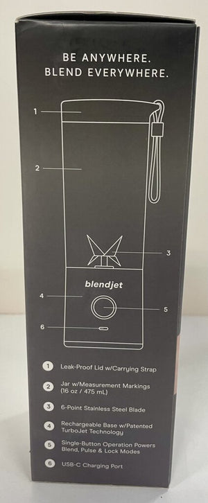 Blendjet Black Marble Portable Blender