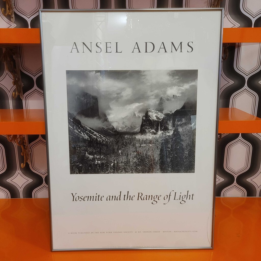 Ansel Adams "Yosemite and the Range of Light" Poster (damaged)